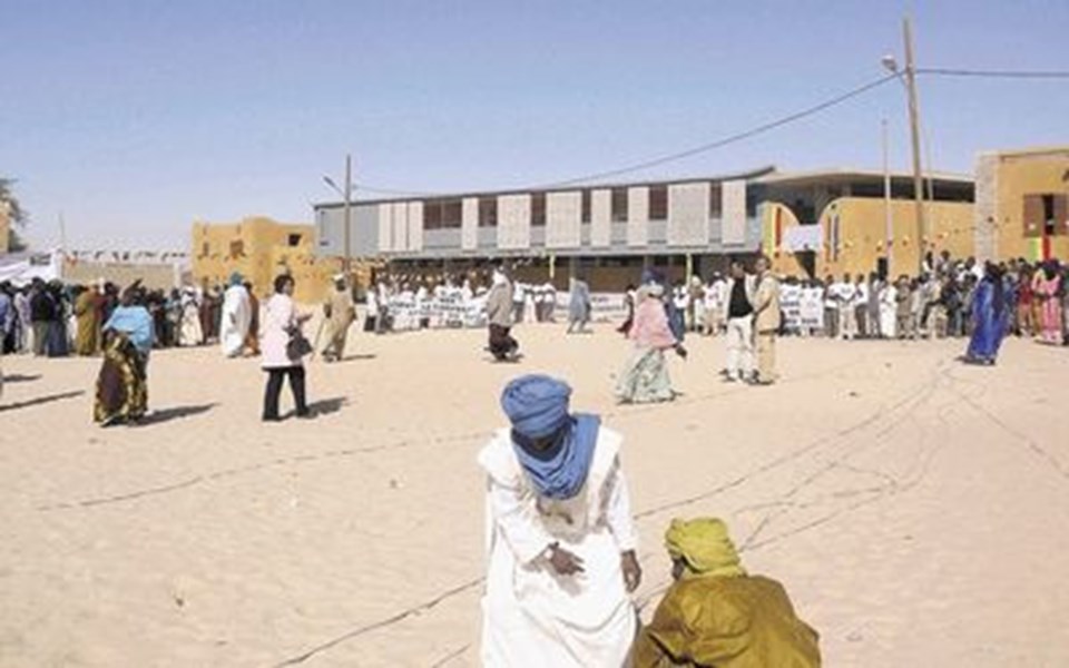 Küle dönüşen Ahmed Baba Enstitüsü (Fotoğraf: The Weekender).