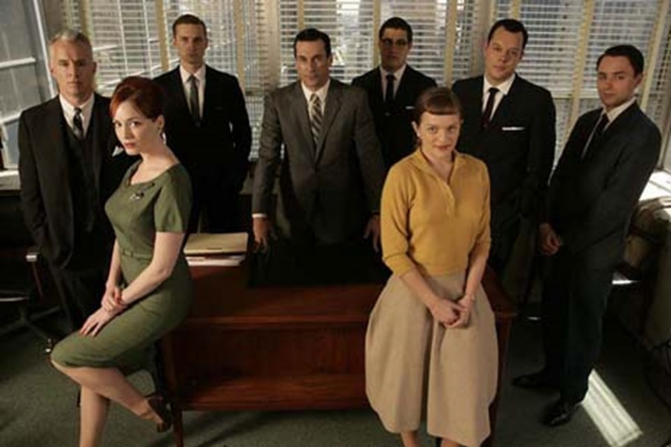 Listede yer alan dizilerden 'Mad Men'