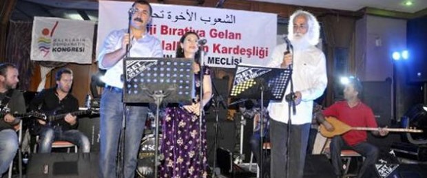 Barış konserinde gerginlik
