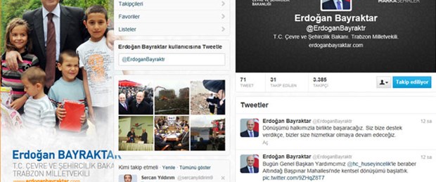 Bayraktar kentsel dönüşüm için Twitter'da