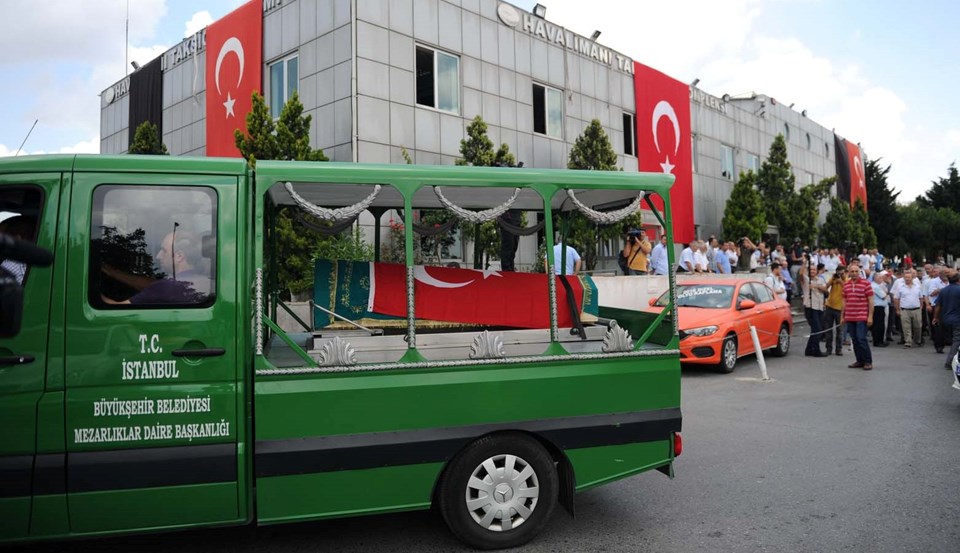 Mustafa Bıyıklı'nın cenazesi