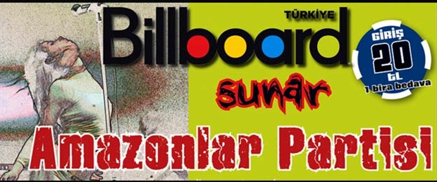 Billboard ile parti zamanı