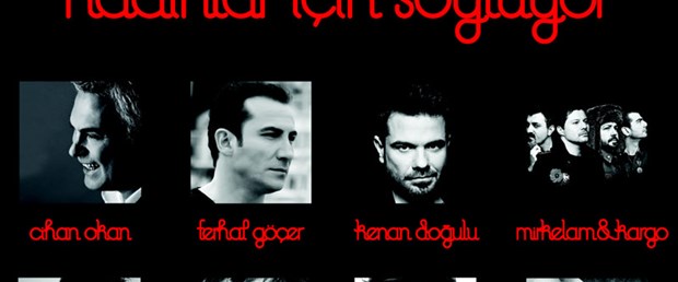 Bu kez erkekler Güldünya için söylüyor