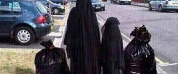 Çarşaf fotoğrafı Bağış'ı da kızdırdı