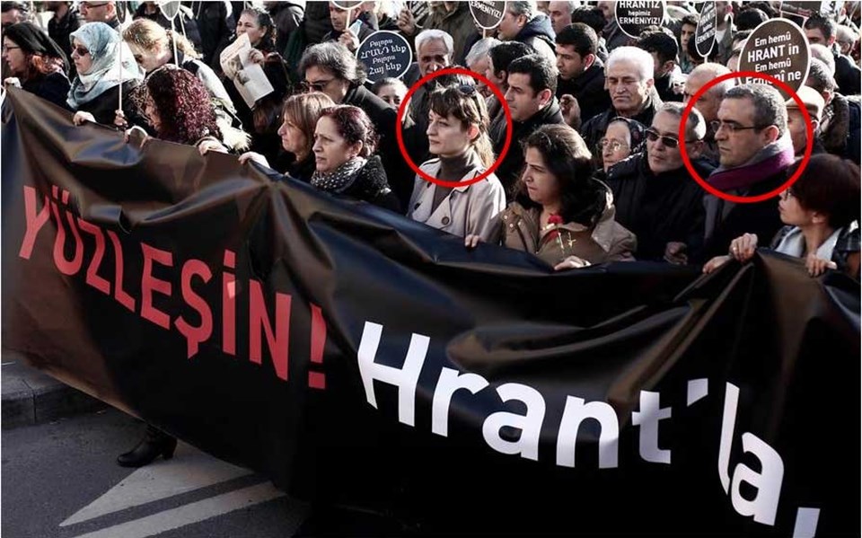 Gazeteci Hrant Dink'in 8. ölüm yıldönümü dolayısıyla düzenlenen yürüyüşe, CHP'nin genel başkan yardımcıları Şafak Pavey ve Sezgin Tanrıkulu da katılmıştı.