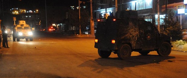 Cizre'de olaylı gece