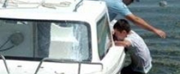 'Çocuk' Porsuk'a düşen arkadaşını kurtardı