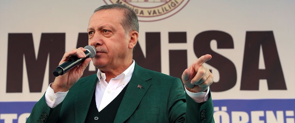 Manisa'da toplu açılış töreninde konuşan...