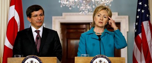 Davutoğlu Clinton'la görüştü
