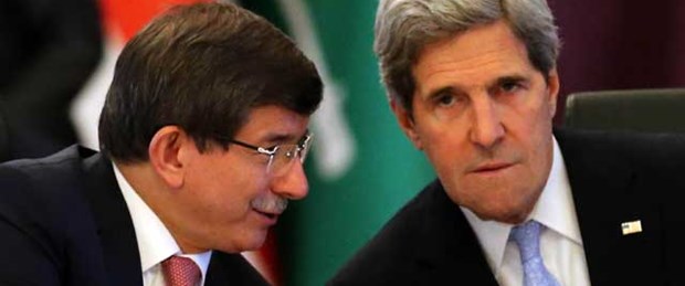 Davutoğlu ile Kerry Suriye'yi görüştü