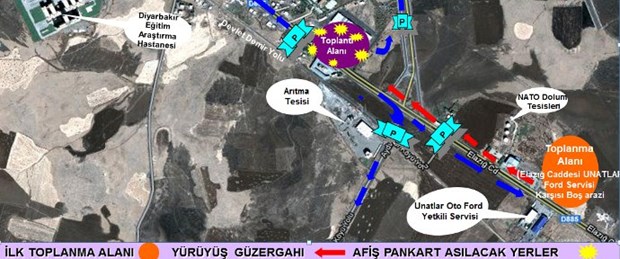 Diyarbakır’da yürünecek yerler belli oldu