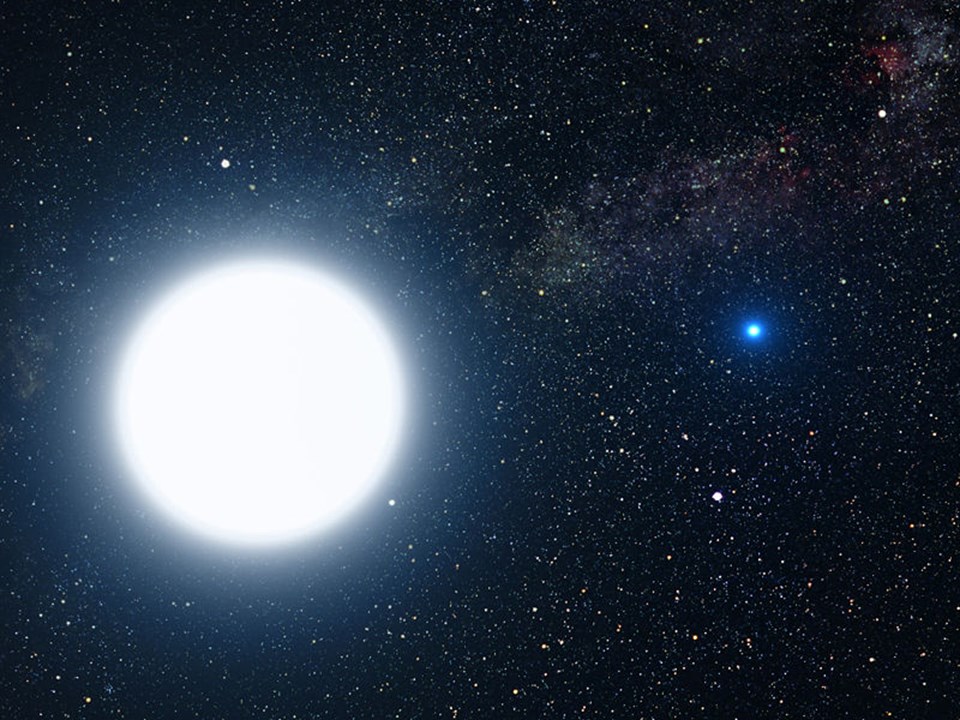Sirius A ve B.