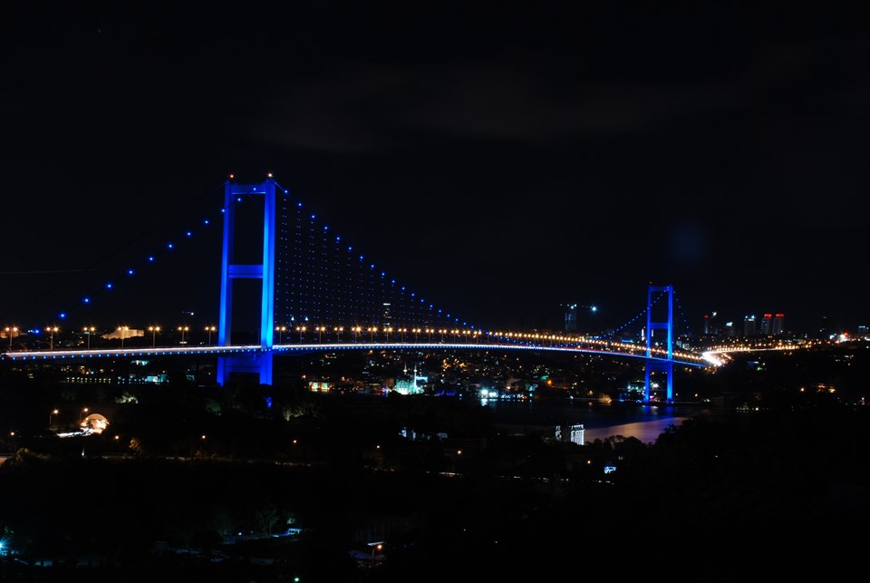 Boğaziçi Köprüsü 1 saatliğine karardı...