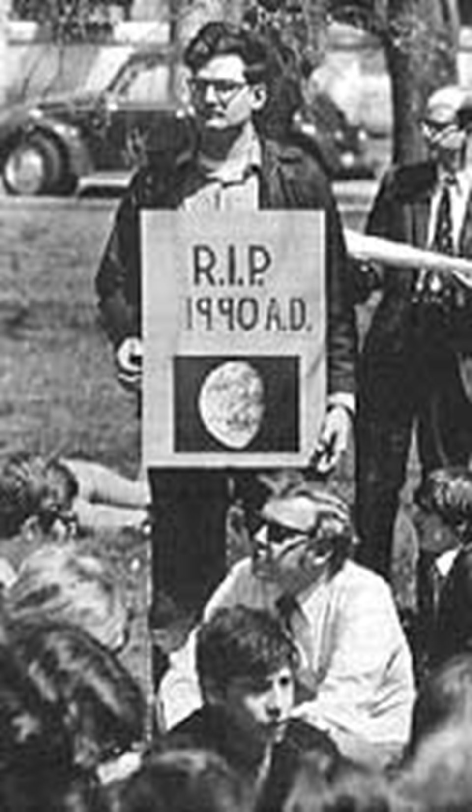 1970'deki Dünya Günü'nden bir kare