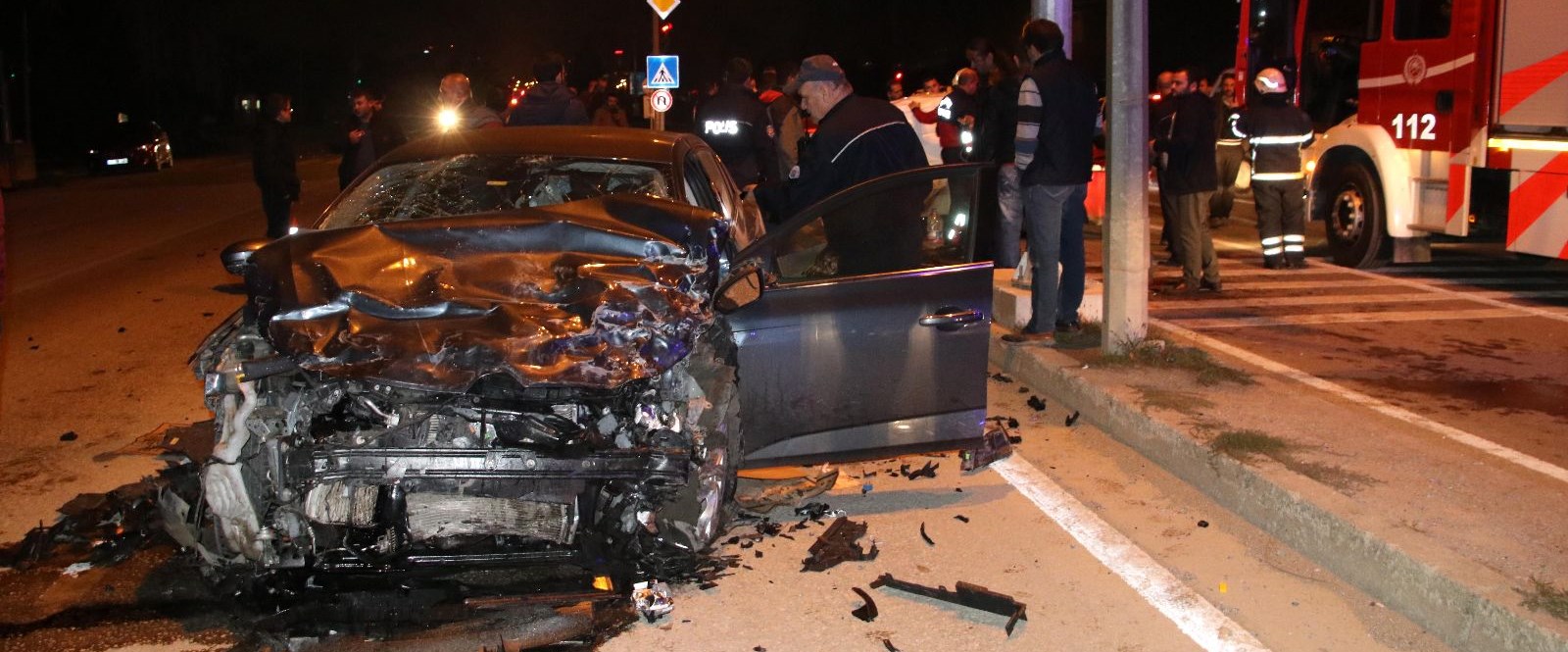 Düzce'de meydana gelen iki ayrı trafik...