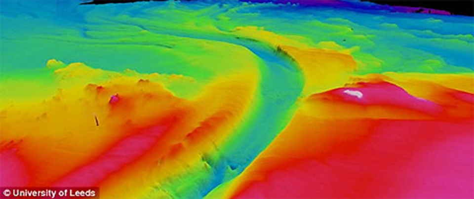 Sualtı devi, 3D teknolojisiyle bu şekilde görünüyor.