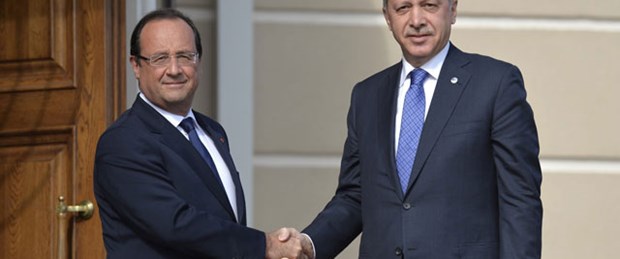 Erdoğan Hollande ile görüştü
