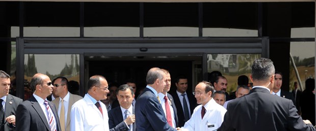 Erdoğan'dan YAŞ arası hastane ziyareti