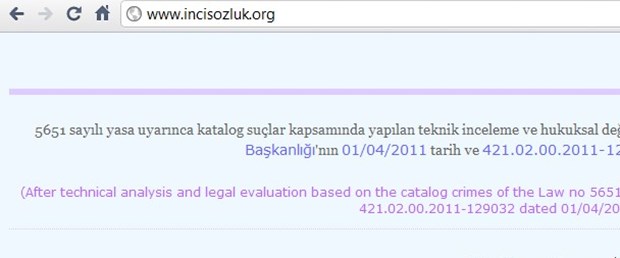 Erişim engelinden önce içerik kaldırma