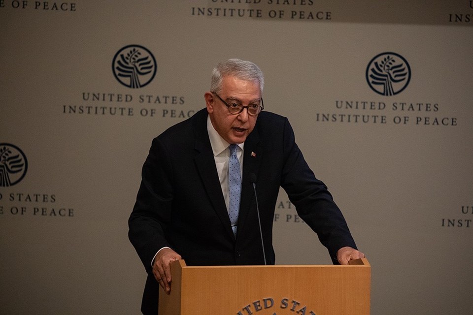 Türkiye'nin Washington Büyükelçisi Serdar Kılıç da panelde bir konuşma yaptı