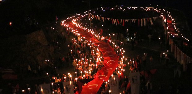 Antalya'da 29 Ekim Cumhuriyet Bayramı...