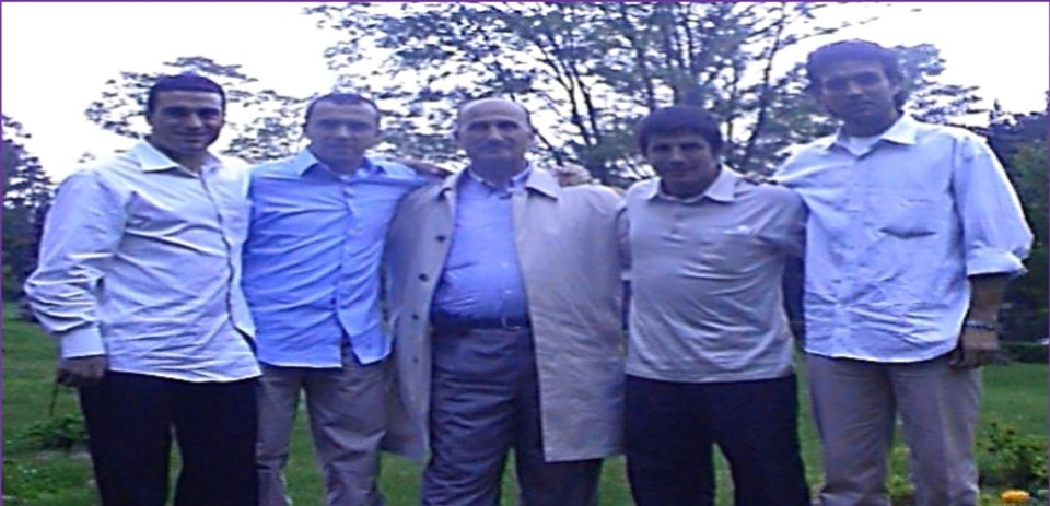 Hakan Ünsal, Arif Erdem Yusuf Bekmezci, Emre Belözoğlu, Ahmet Yıldırım (Soldan sağa)