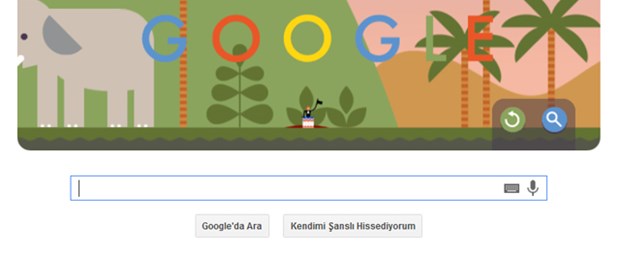 Google ilk paraşütle atlayışı doodle'la andı