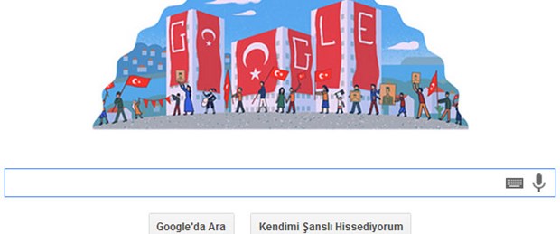 Google'dan 29 Ekim için özel doodle