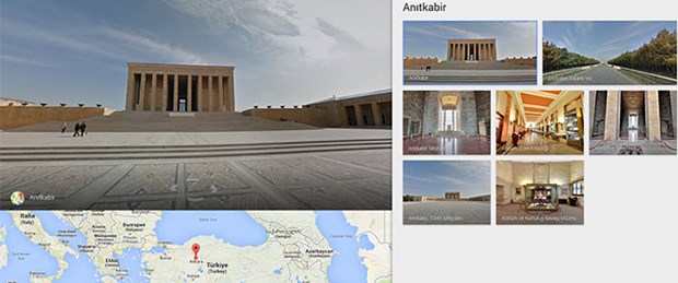 Google'dan Anıtkabir gezisi