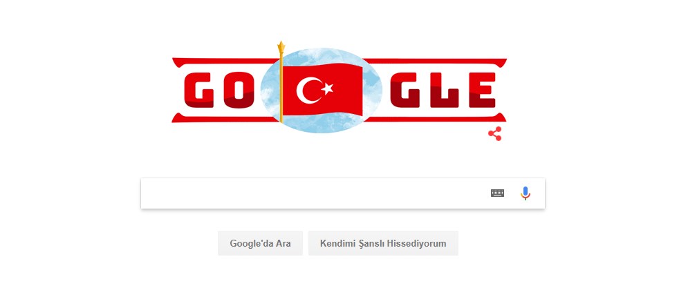 Google, Türkiye Cumhuriyeti'nin kuruluşunun...