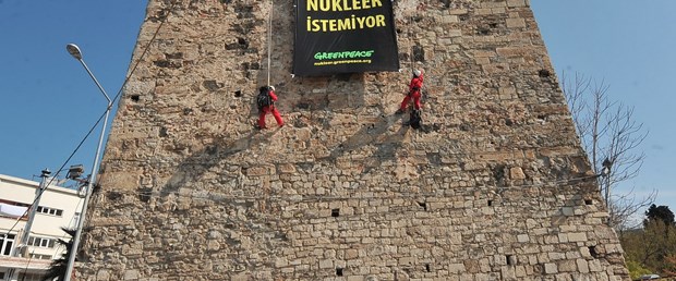 Greenpeace Sinop Kalesi’ni fethetti