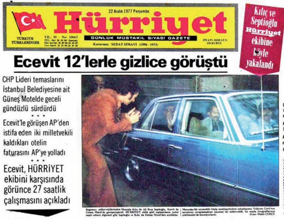 Ecevit'in bizzat yürüttüğü transfer görüşmeleri basına böyle yansımıştı.
