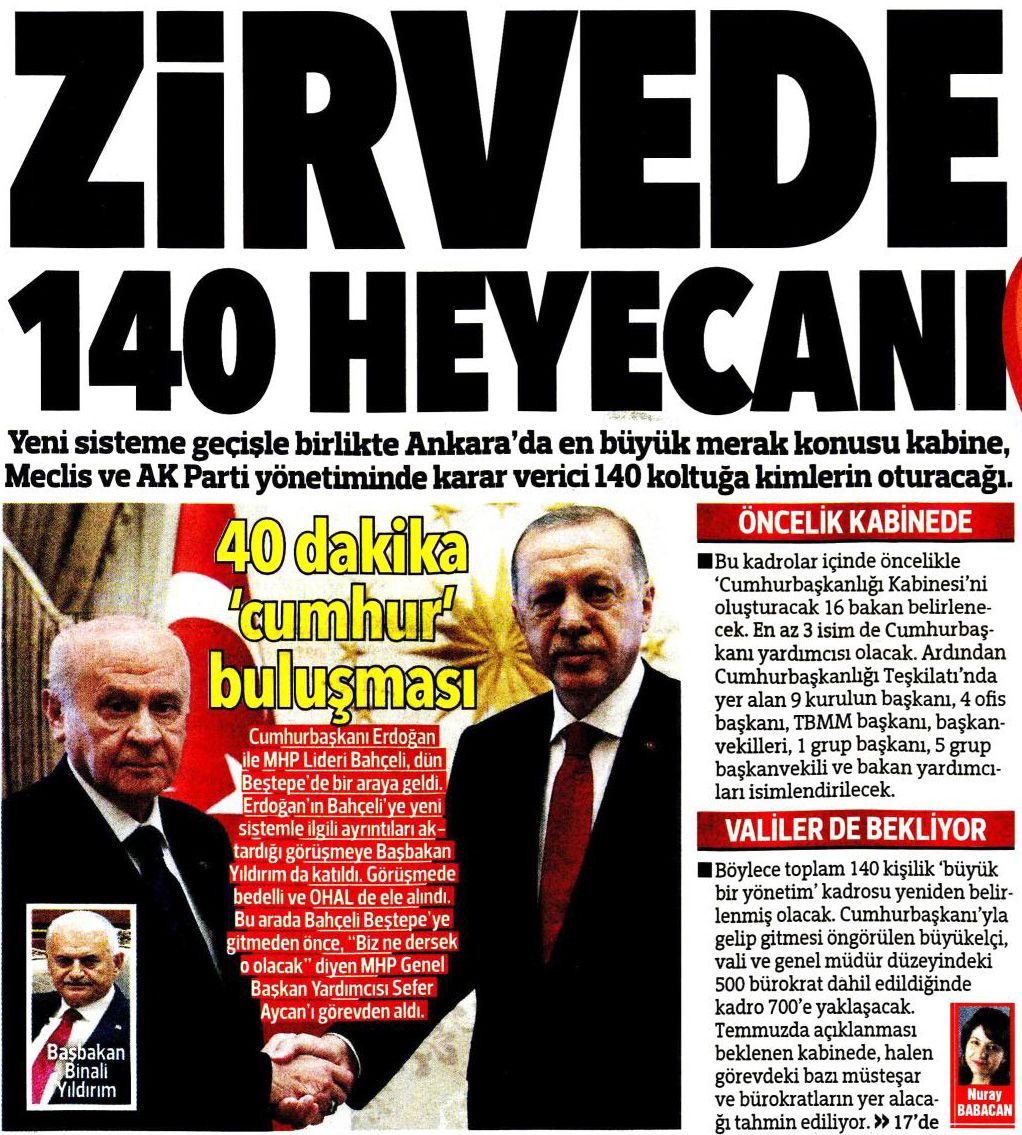 Günün gazete manşetleri - 28 Haziran 2018