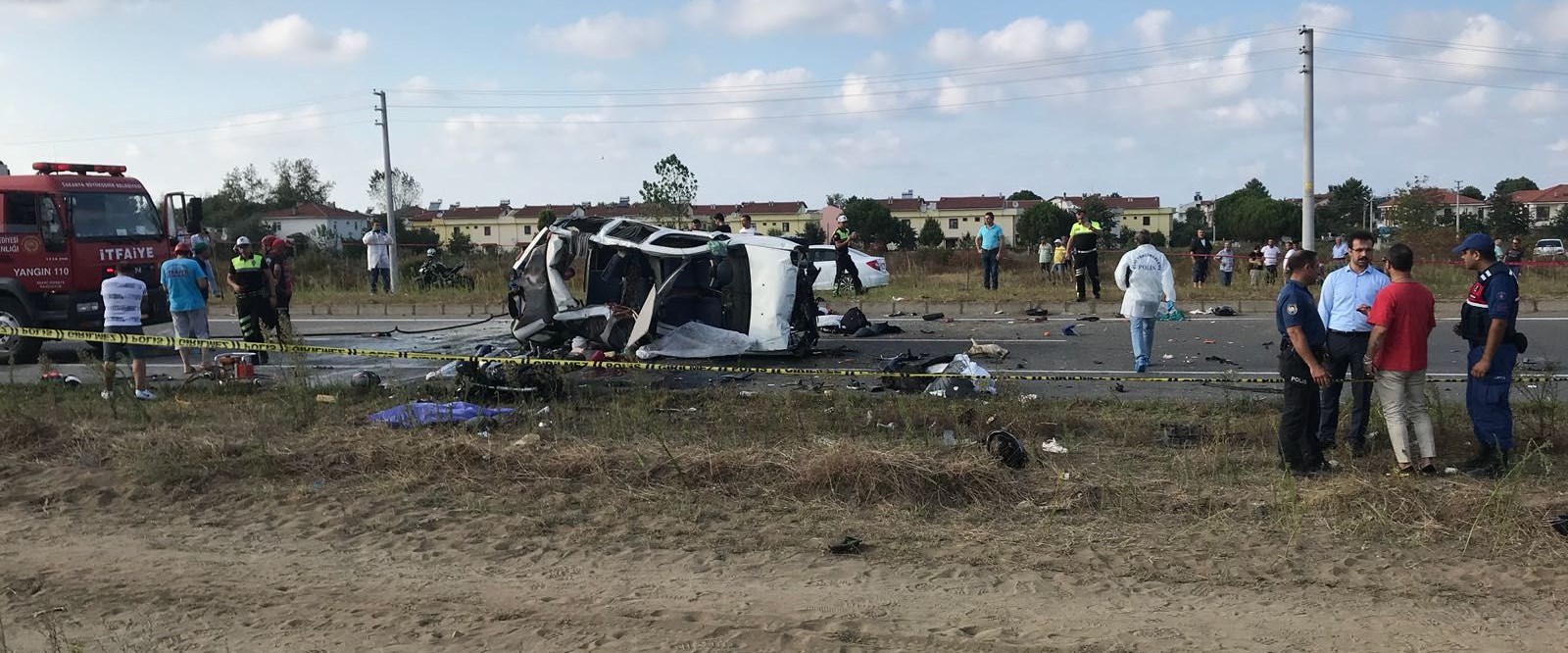 Sakarya'nın Kocaali ilçesinde, karşı yöne...