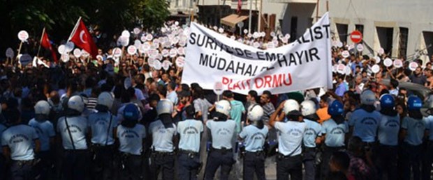 Hatay'da Esad'a destek yürüyüşü