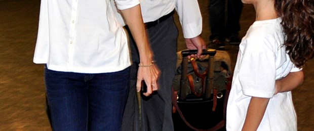 Hilary Swank İstanbul'dan geçti