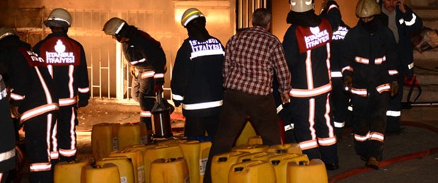 İplik fabrikasında yangın