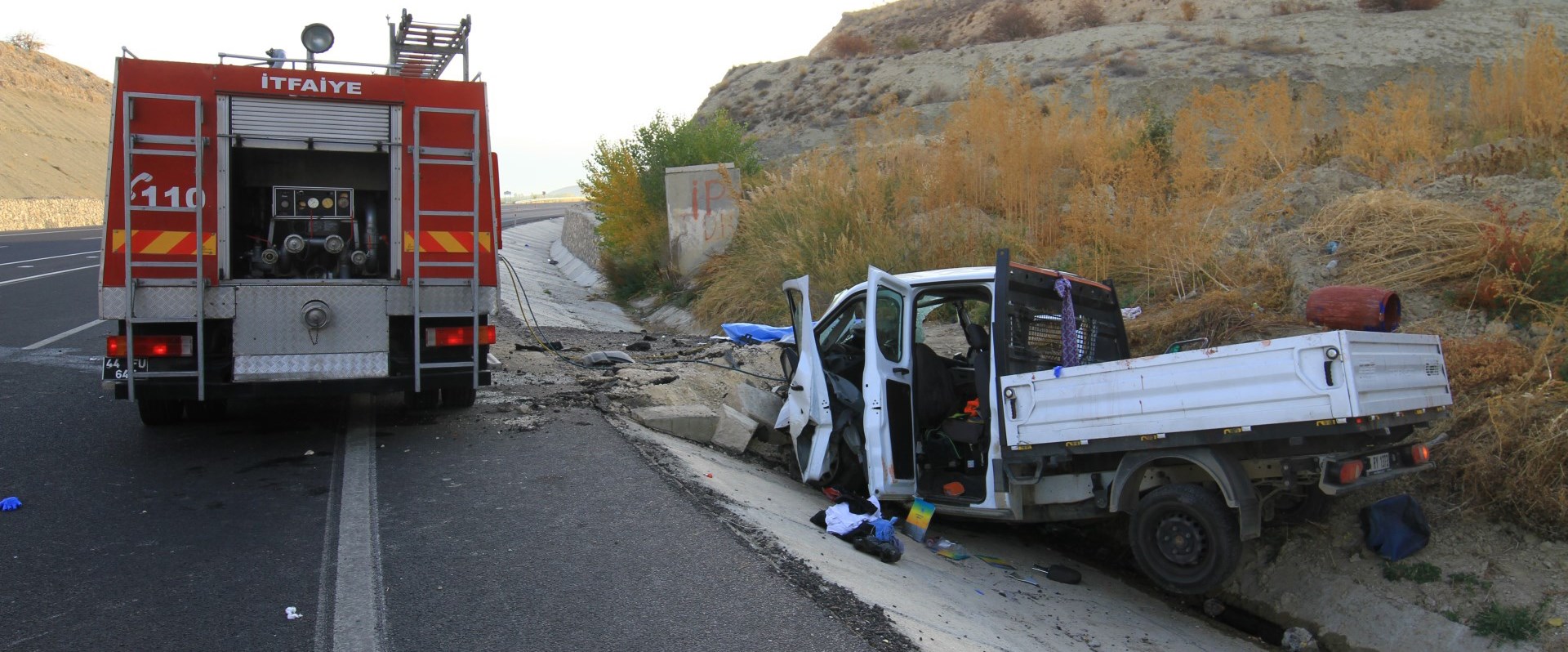 Malatya'nın Darende ilçesinde karayolları...