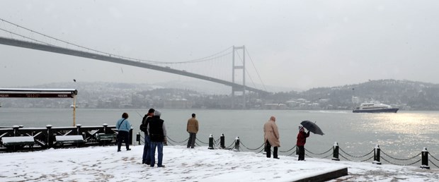 İstanbul'da bugün yine kar var