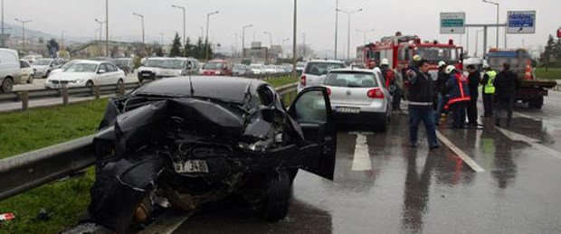 İstanbul'da zincirleme kaza