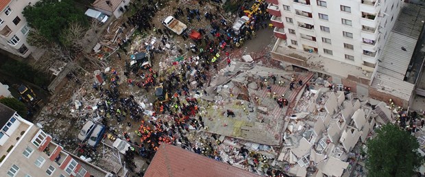 Kartalâda bina çökmesi ile ilgili görsel sonucu
