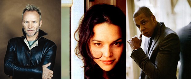 Jay-Z, Sting ve Norah Jones Jools Holland'ta