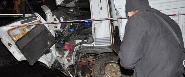 Kamyonun freni patladı: 1 ölü