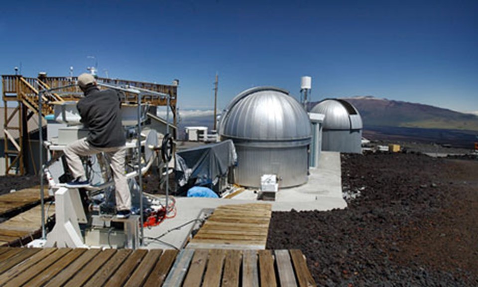 Mauna Loa'daki NOAA tesisi.