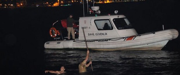 Kavga çıktı, cip Boğaz'a uçtu