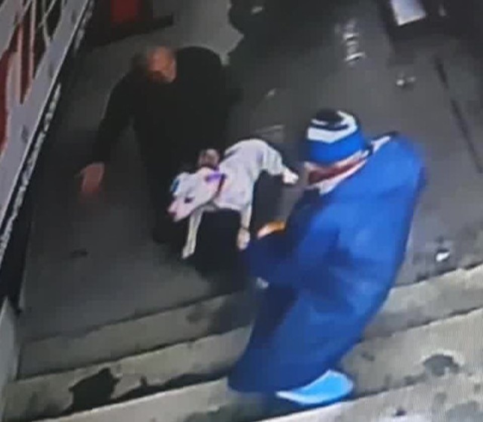 Olay anı kamera görüntüsü