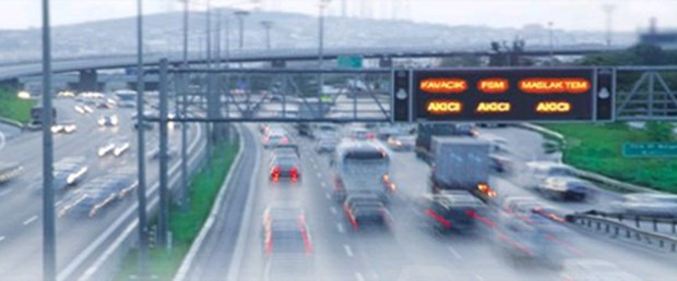 Konuma göre trafik durumu cepte