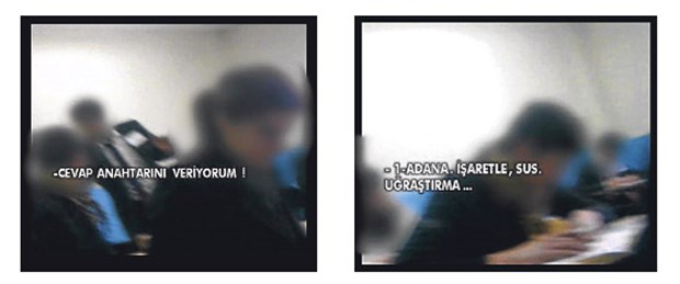 Kopya kameraya yakalandı