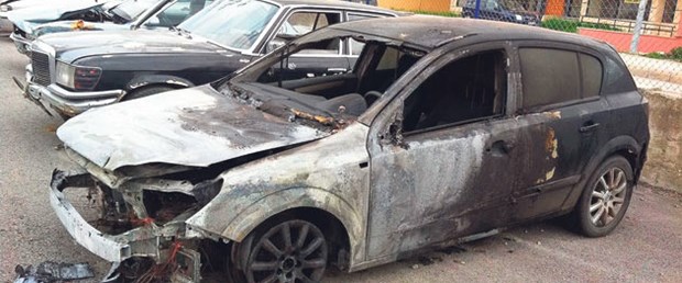 Köşk'e giden ODTÜ'lünün aracı kundaklandı