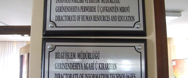 Kürtçe tabelaya iptal